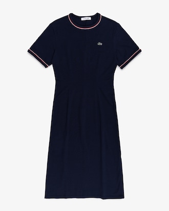 Vestido de Algodón con Acentos