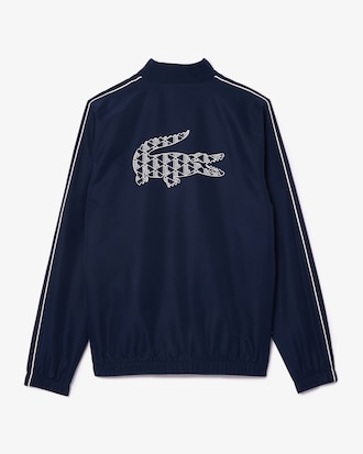 Conjunto de Agasalho para Tênis em Tafetá com Padrão Diamante