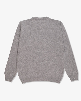 Sweater De Lana Merino Y Cuello Redondo Fit Regular