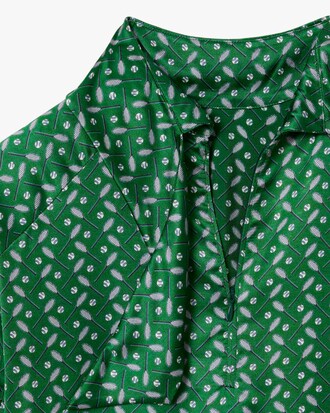 Camisa Oversize Estampada de Pasarela