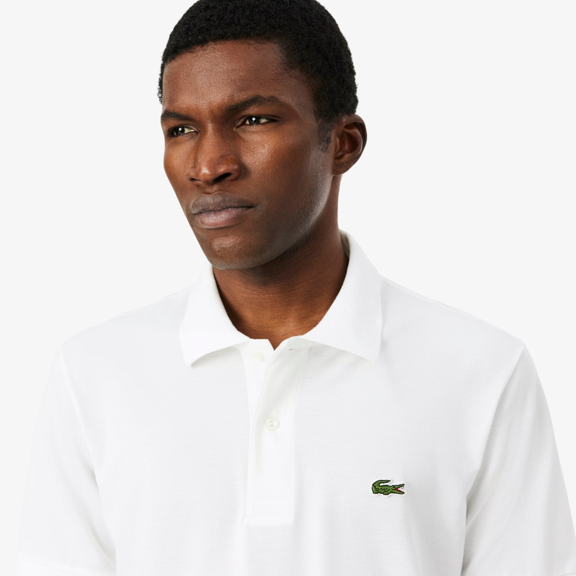 Camisa de Algodão Polo L.12.12 Light em Piqué Lacoste