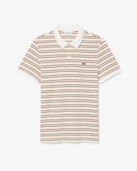 Polo em Petit Piqu&eacute; Listrada Classic Fit