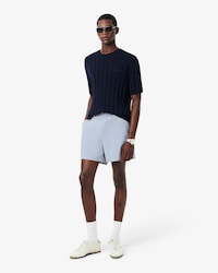 Bermudas el&aacute;sticas de corte recto