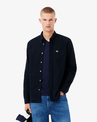 Camisa Regular Fit em Oxford
