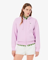 Moletom com Capuz  Piqu&eacute; com Z&iacute;per