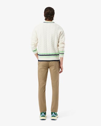 Cal&ccedil;a Chino Slim Fit em Algod&atilde;o Stretch