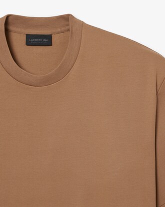 Remera con Cocodrilo Bordado con Mostacillas de Pasarela