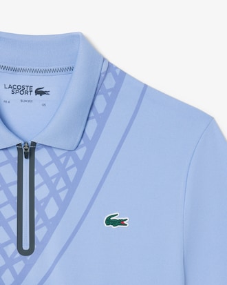 Polo Tenis Ultra-Dry Estampado Slim Fit 