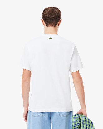 Camiseta de Algod&atilde;o Jersey com Assinatura