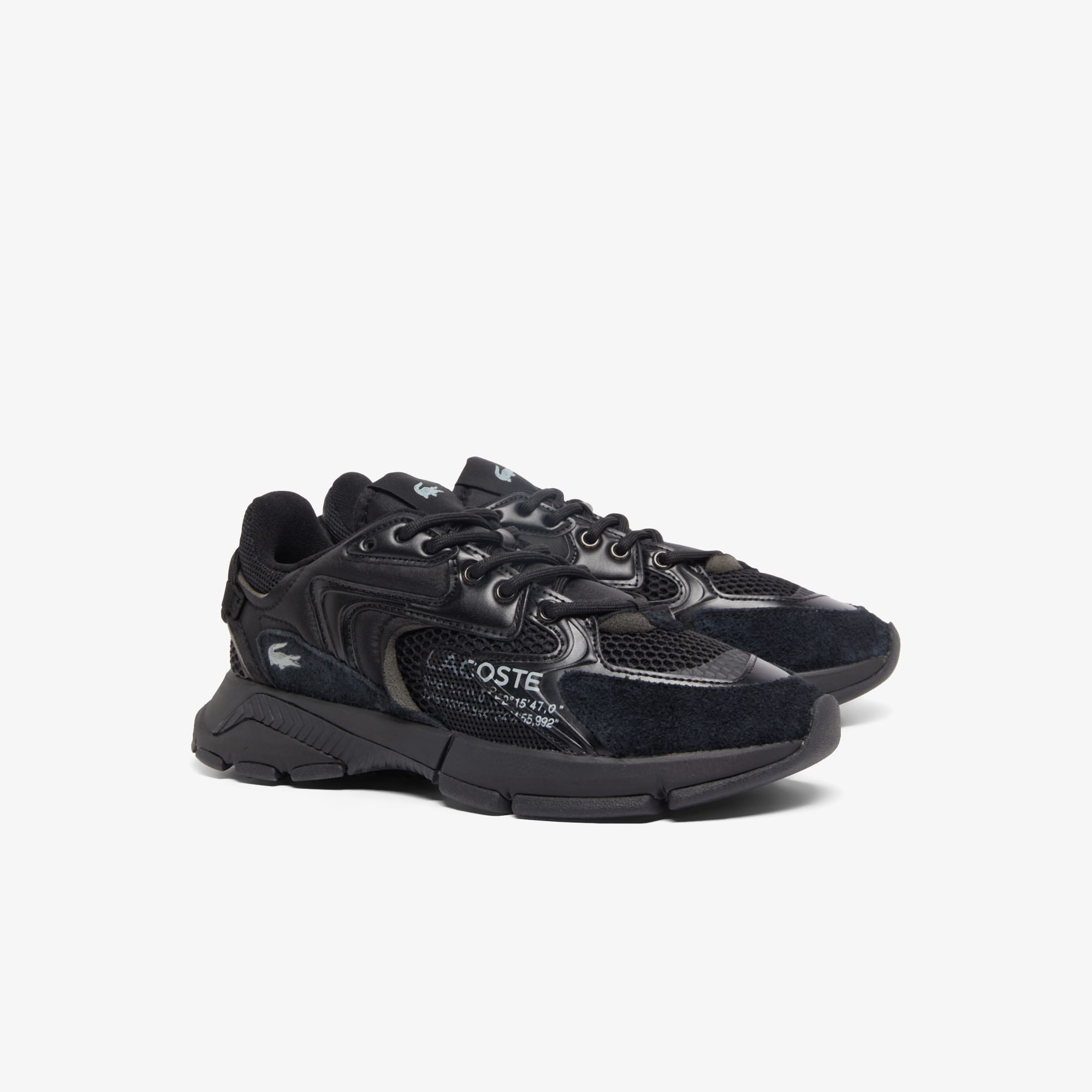 Arkona ブラックメタル black l Tênis Masculino Preto L003 Neo da Lacoste