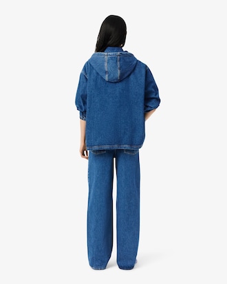 Jeans em Denim de Ajuste Folgado