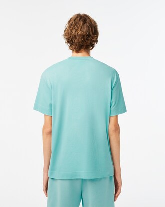 Camiseta unissex em algodão orgânico com decote careca