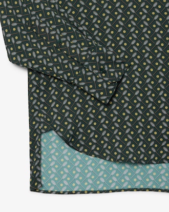 Camisa oversize de estampado fluido