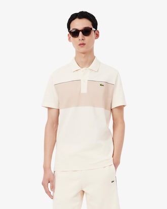 Polo Piqu&eacute; Colour-Block &ndash; Modelagem reta