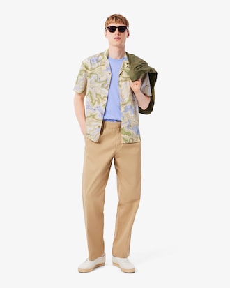 Camisa de Manga Curta Relaxada Fit
