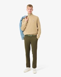 Pantalón de Vestir de Algodón Slim Fit