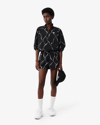 Shorts de tenis forrado con estampado reflect