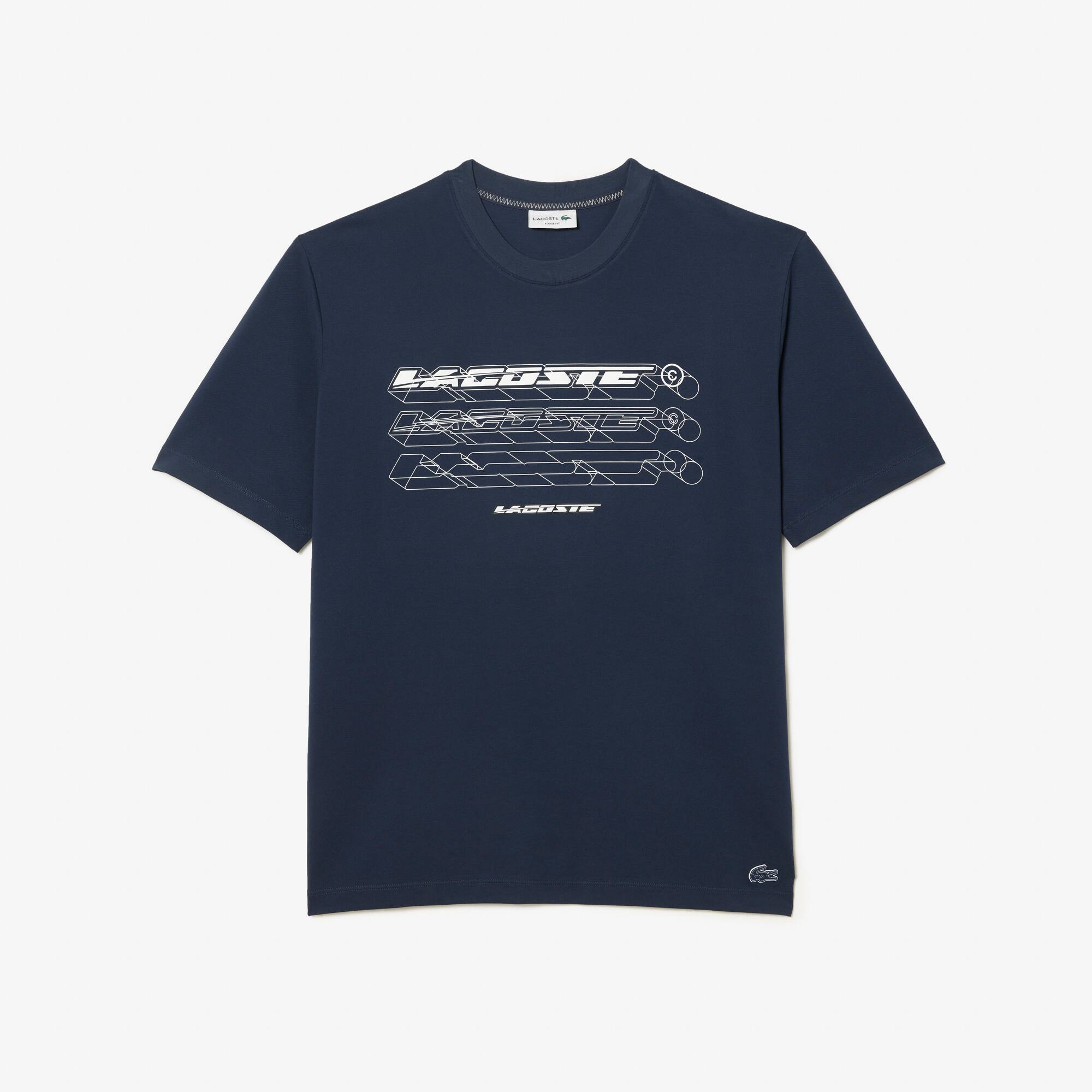 Camiseta masculina oversized Lacoste de algodão | Lacoste