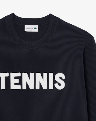 Jersey de Cuello Redondo de Jacquard Tennis