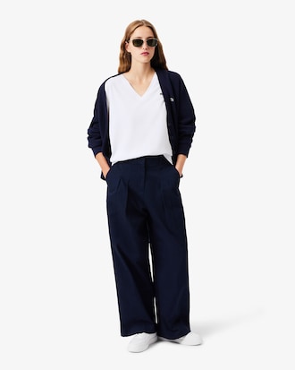 Remera de Algodón Suave Cuello en V Fit Relax