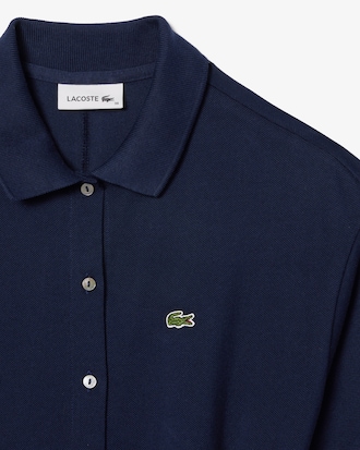 Vestido Piqué Relaxed Fit com Cinto