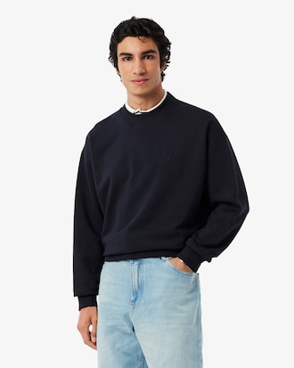 Embroidered Fleece Sweatshirt