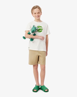 Tennis Print Cotton T-shirt