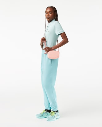 Bolsa tiracolo feminina Lacoste pequena com z&iacute;per