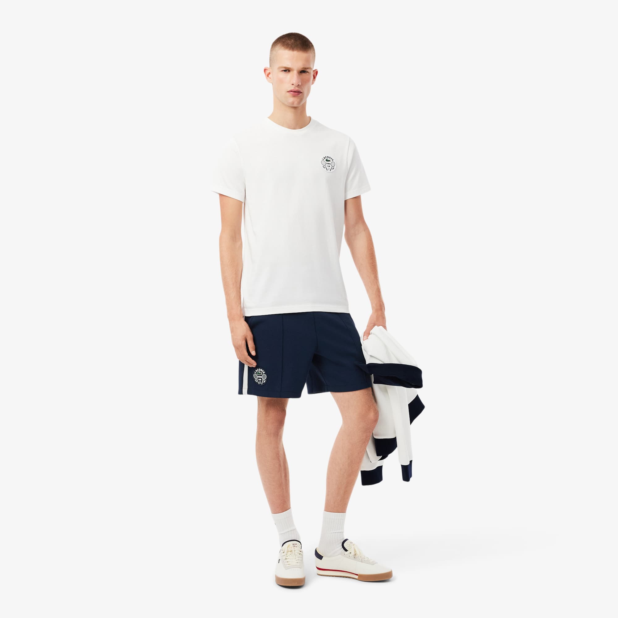 ジャケット・アウター STRETCH LIG HT WEIGHT PISTE + SHORTS Calções Masculinos Badge Accent Tennis Heritage Lacoste