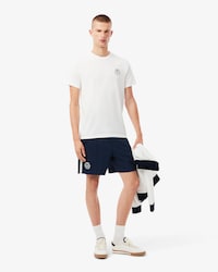 Shorts De Tenis Heritage Ultra Dry Con Emblema