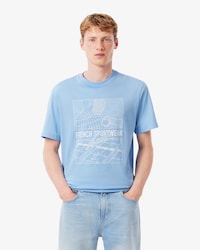 Remera de Algod&oacute;n Tenis Court Estampada