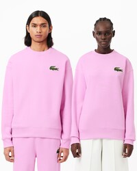 Blusa Moletom Unissex Jogger Loose Fit com Emblema de Crocodilo