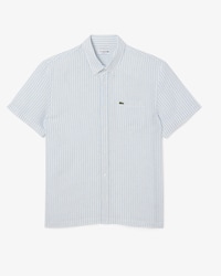 Camisa de Lino Manga Corta Fit Regular