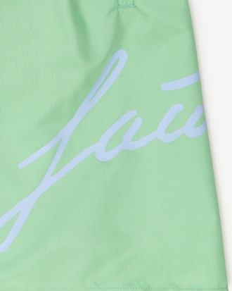 Shorts de Baño Monocromo Largos