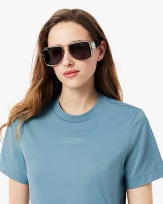 Camiseta de Algod&atilde;o com Estampa