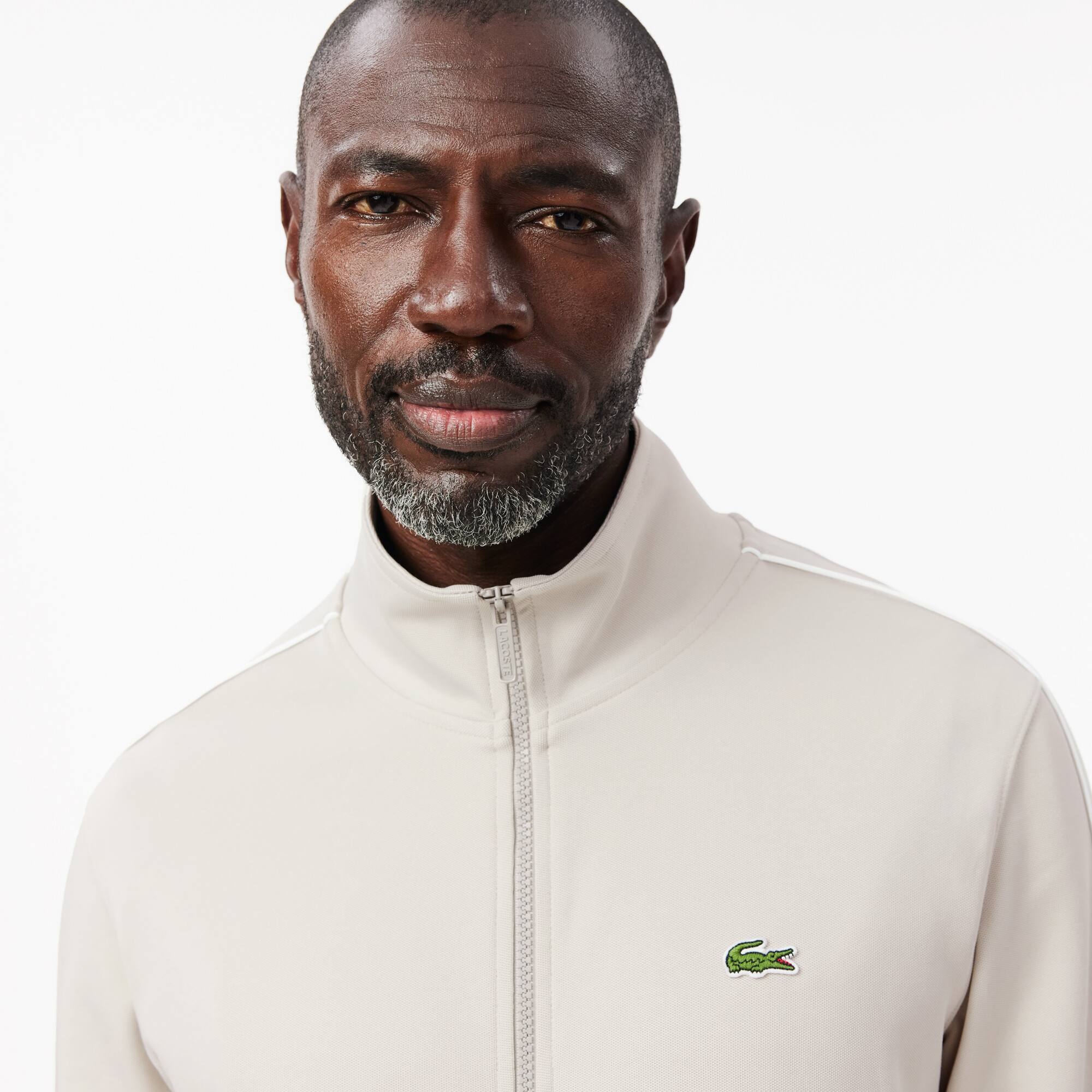 LACOSTE ジャケット Jaqueta Esportiva Original Paris de Gola Alta em Piquet