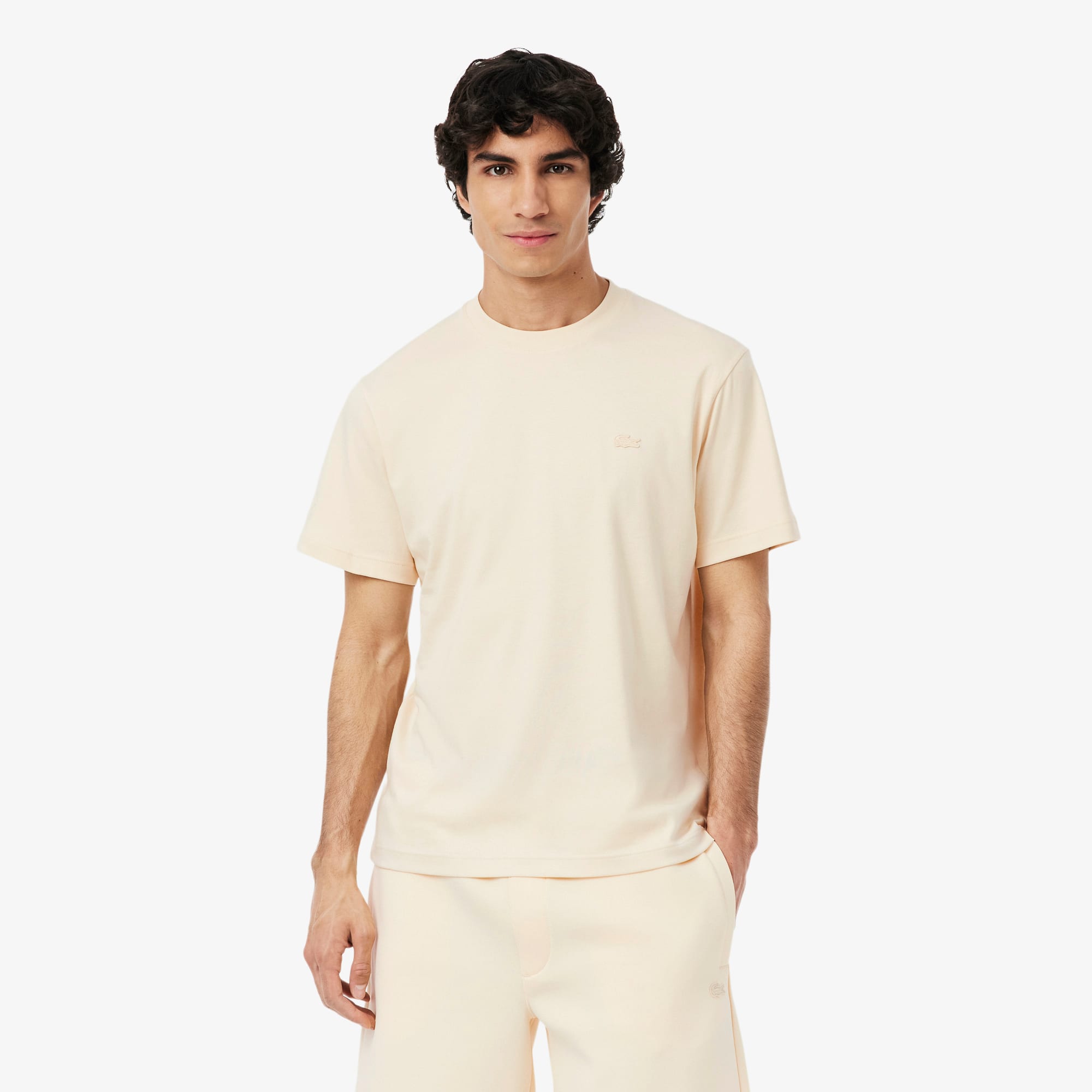 Camiseta Bordada Masculina com Assinatura René Lacoste