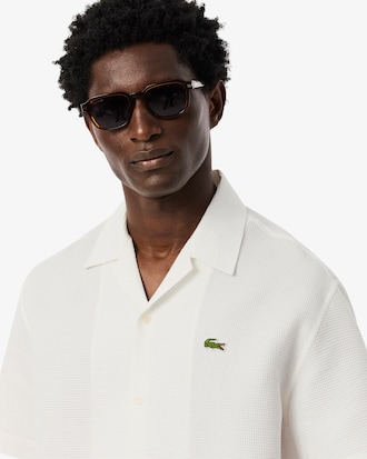Camisa Texturada Waffle Fit Relajado