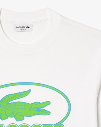 Camiseta de Algodão Pesado com estampa Gráfica