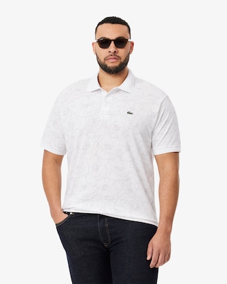 Polo L.12.12 Estampa De Floral Classic Fit