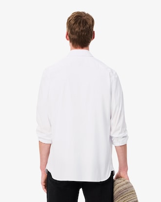 Camisa de Poplin Elastizada Slim Fit