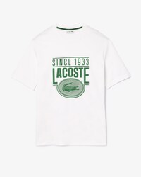 Camiseta de Algod&atilde;o Pesado Estampada com Caimento Solto