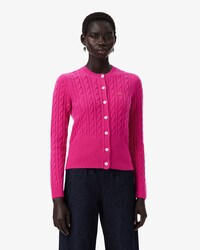 Casaco de Malha de Caxemira com Cord&otilde;es