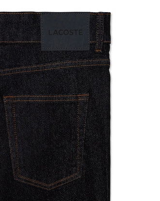 Cal&ccedil;a Lacoste masculina straight fit com 5 bolsos