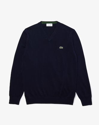 Sweater De Algodón Con Escote En V