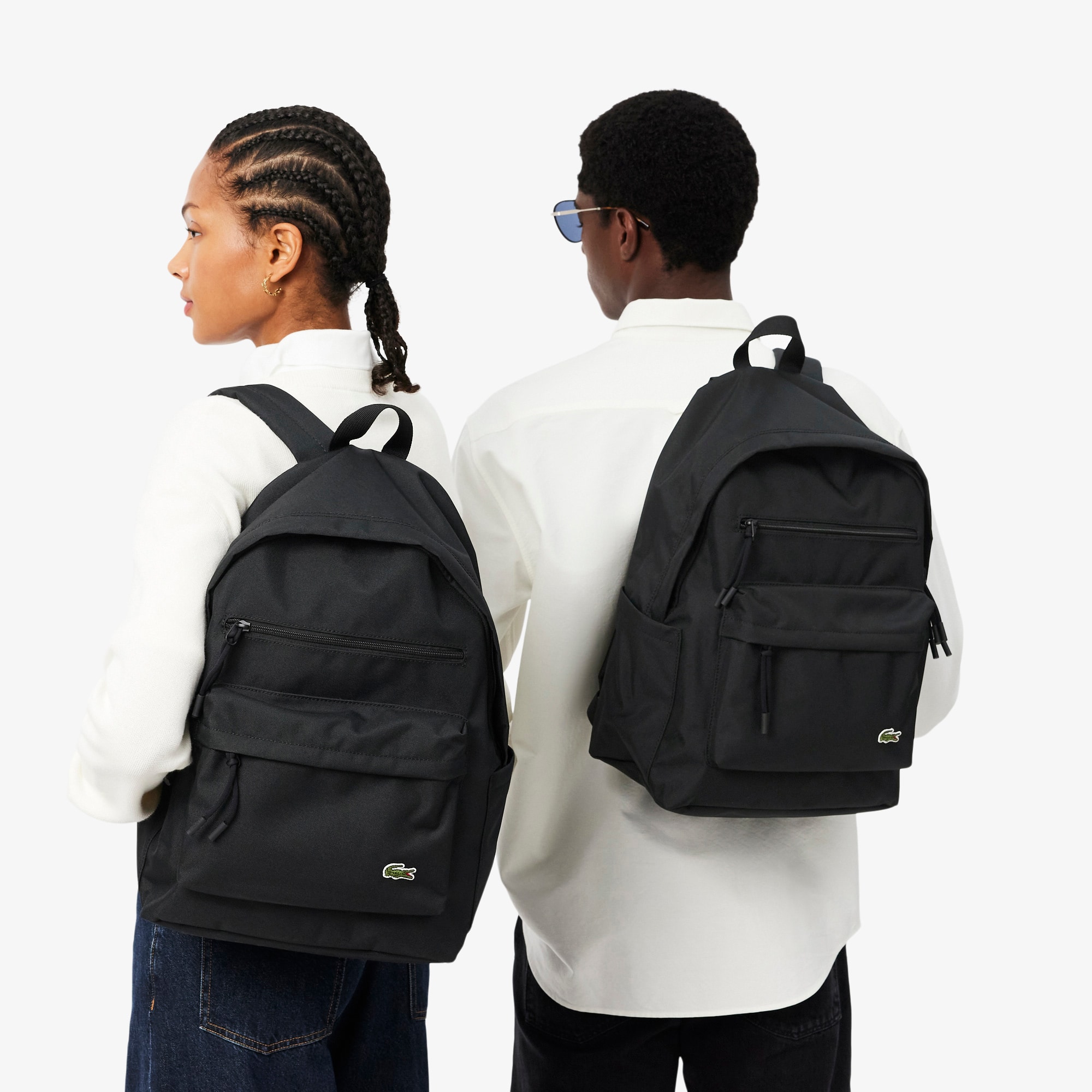 Mochila de Costas Lacoste Neocroc com Tecido Reciclado