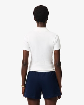Polo Slim Fit L.12.D em Algod&atilde;o Canelado