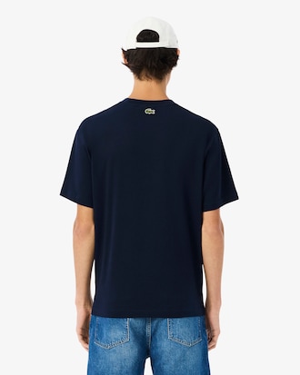 Camiseta de Algodão com Estampa Ajuste Clássico