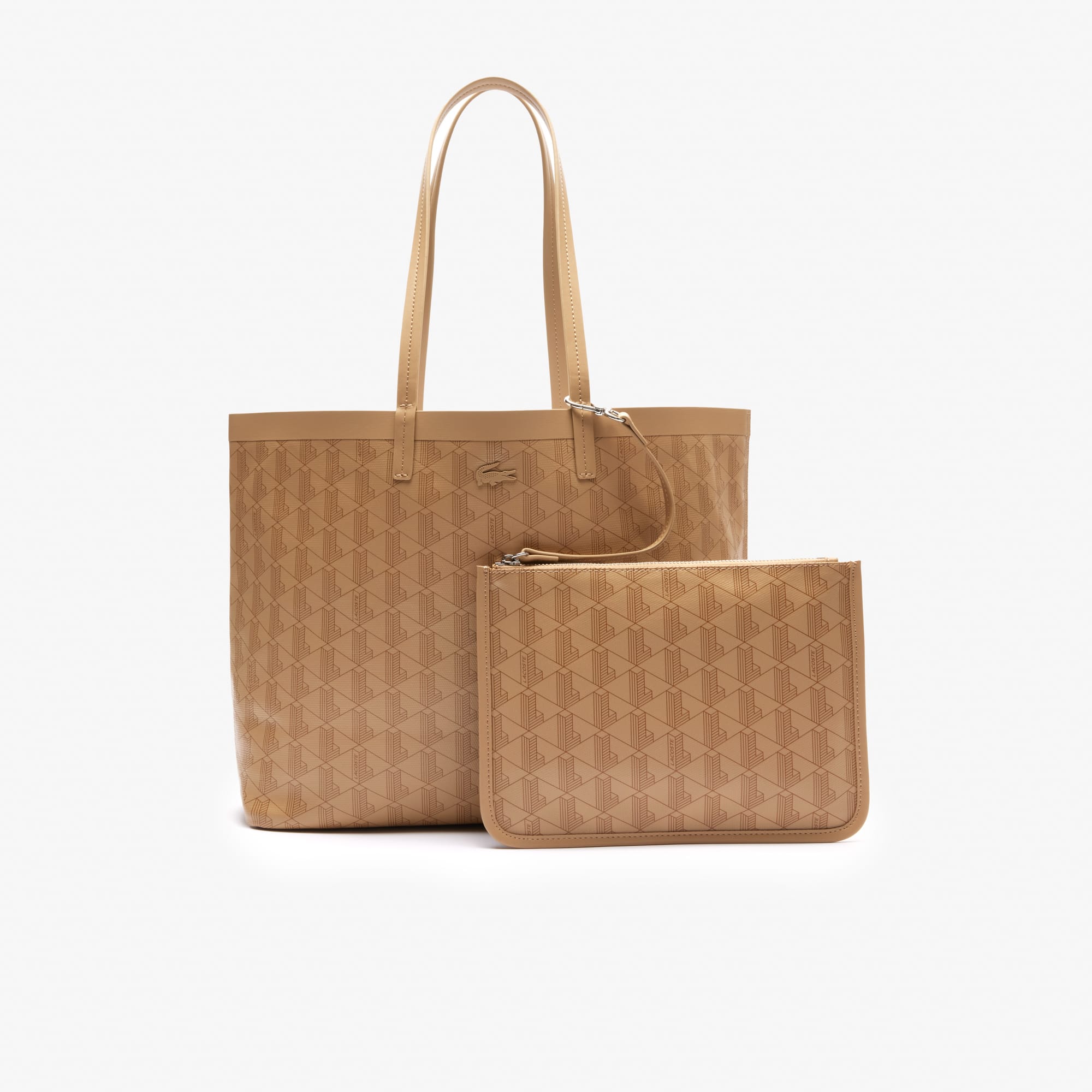 sa @804__ssz  Bolsa Tote Bag Zely Média Revestida com Monograma