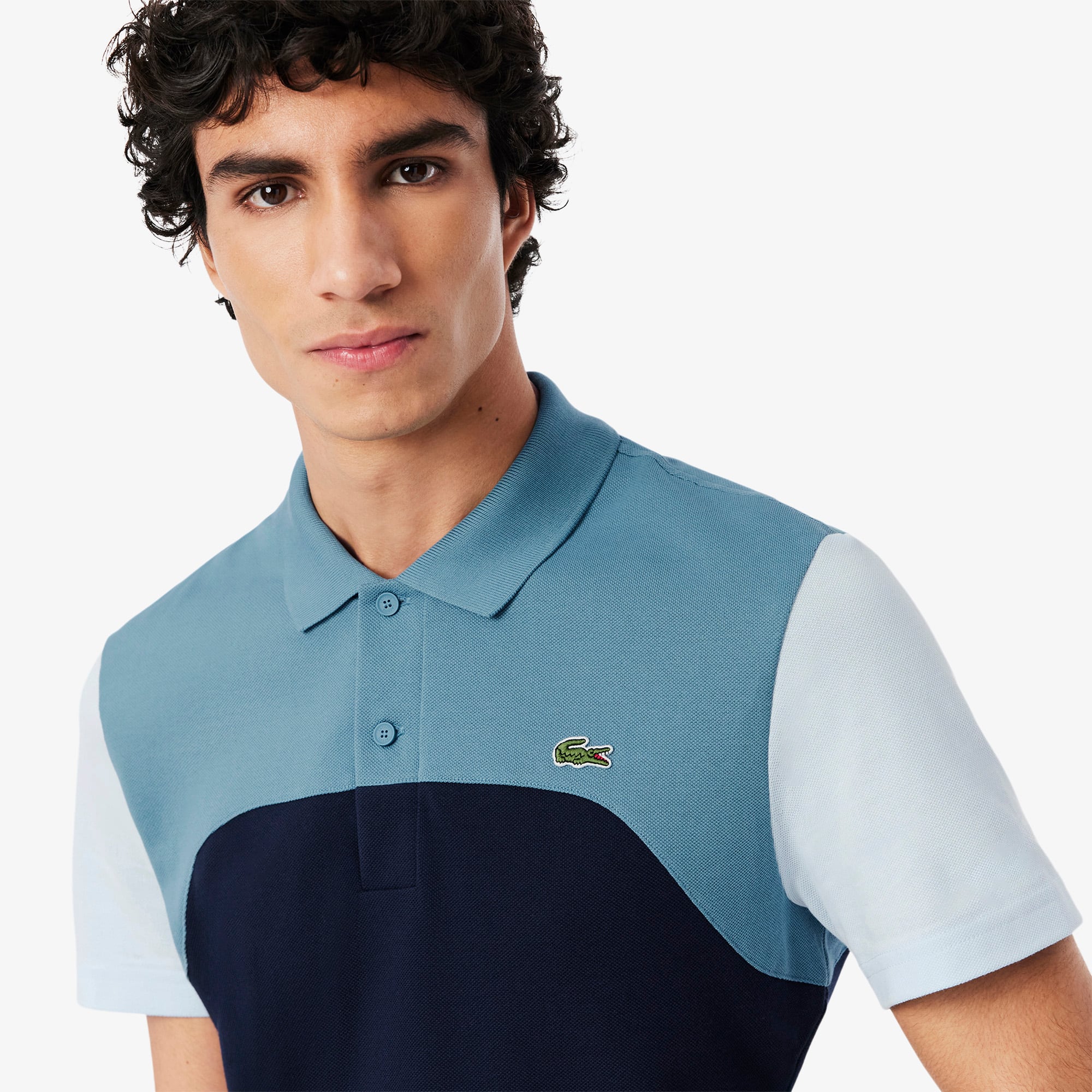 Lacoste Camisa Polo Masculina L.12.12 Colour-Block